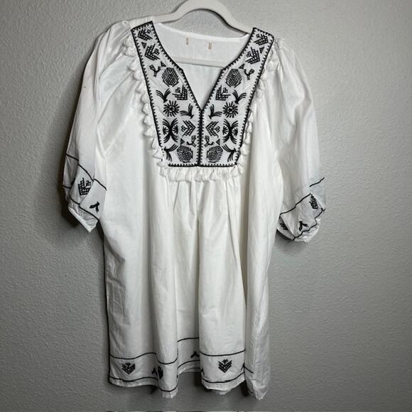 Chelsea & Violet Size X-Large Boho Chic Embroidered Tunic Dress - Picture 1 of 13